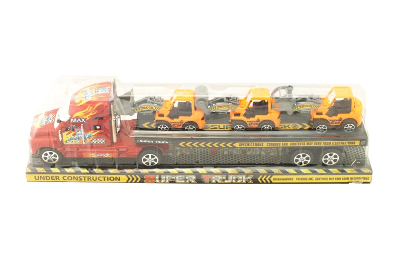 FRICTION TRUCK W/3 FREE WAY CONSTRUCTION CAR - HP1095780