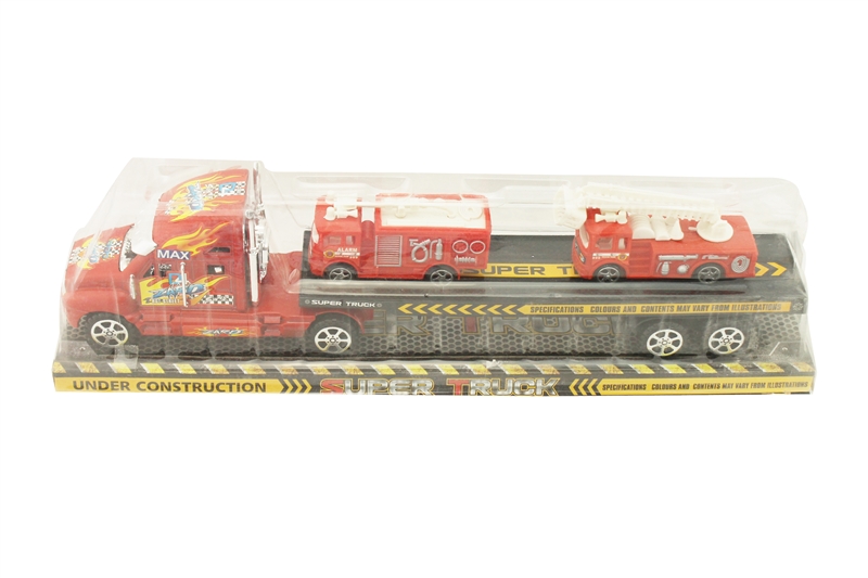 FRICTION TRUCK W/2 FREE WAY FIRE ENGINE CAR - HP1095784