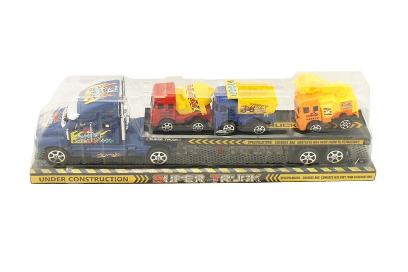 FRICTION TRUCK W/3 FREE WAY CONSTRUCTION CAR - HP1095790