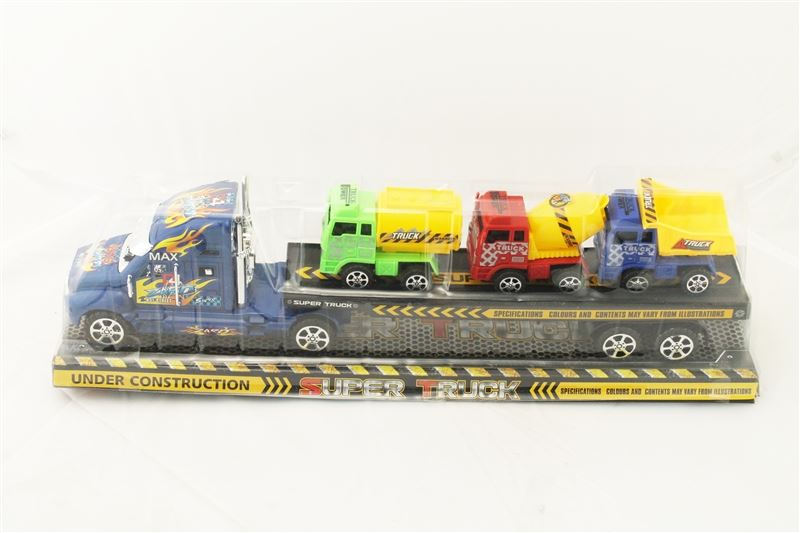 FRICTION TRUCK W/3 FREE WAY CONSTRUCTION CAR - HP1095792