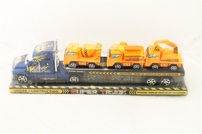 FRICTION TRUCK W/3 FREE WAY CONSTRUCTION CAR - HP1095794