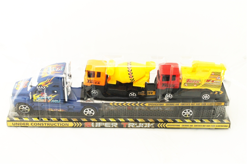 FRICTION TRUCK W/2 FREE WAY CONSTRUCTION CAR - HP1095795
