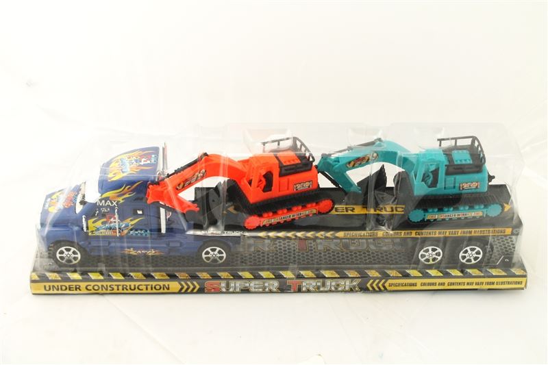 FRICTION TRUCK W/2 FREE WAY CONSTRUCTION CAR - HP1095797