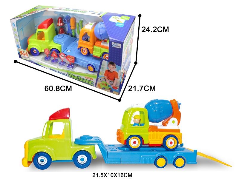 ASSEMBLE FREE WAY TRUCK & CONSTRUCTION CAR W/ACCESSORIES - HP1096064