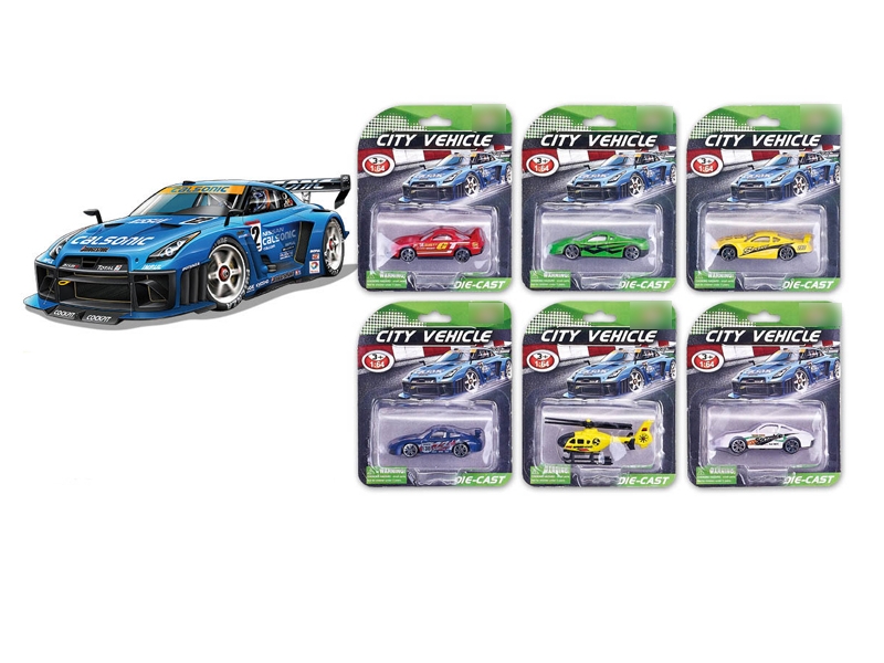 DIE CAST CAR 6 ASST. - HP1096086