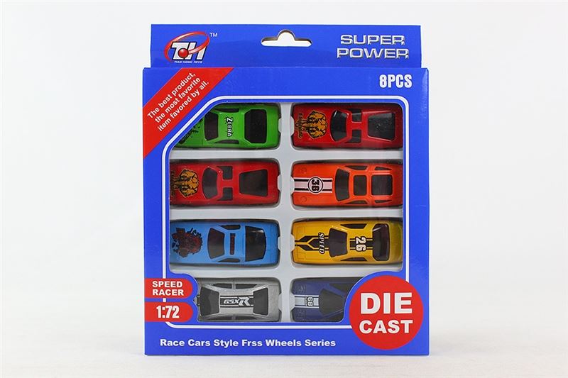 8PCS 1:72 F/W DIE CAST CAR - HP1096126