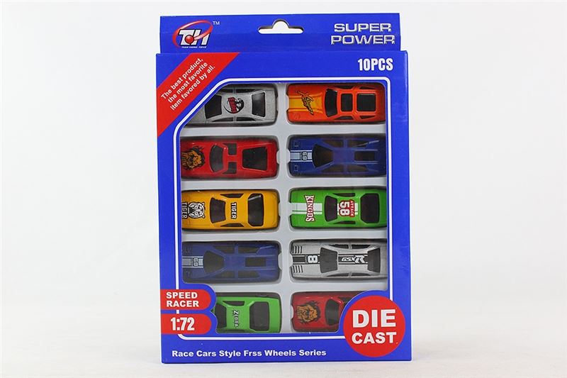10PCS 1:72 F/W DIE CAST CAR - HP1096127