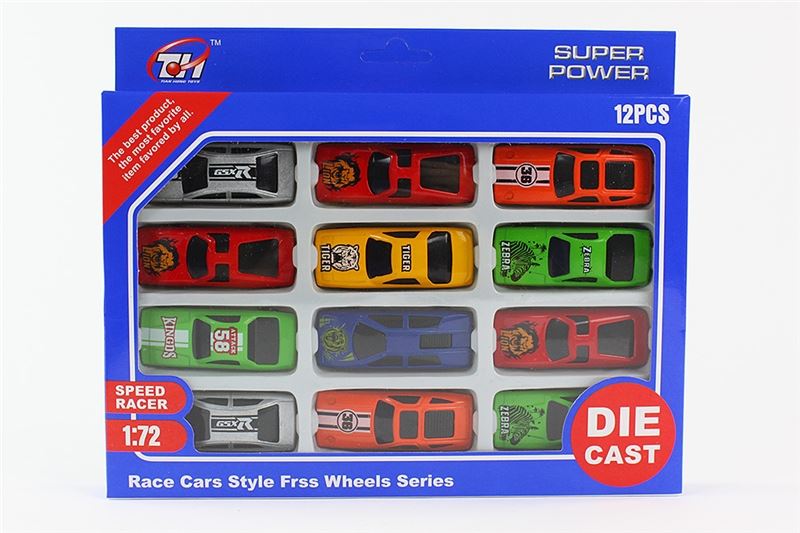 12PCS 1:72 F/W DIE CAST CAR - HP1096128
