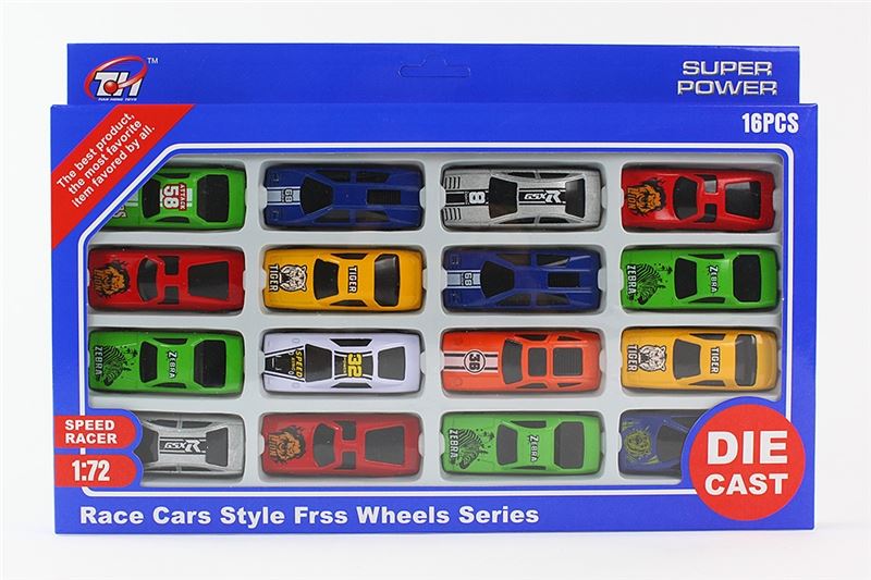 16PCS 1:72 F/W DIE CAST CAR - HP1096129