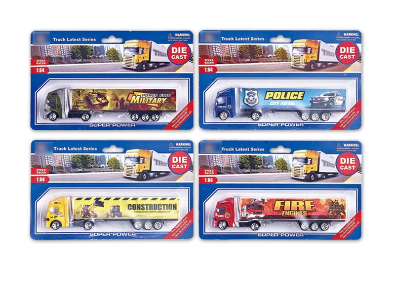 F/W 1:64 DIE CAST TRUCK 4 COLORS - HP1096137
