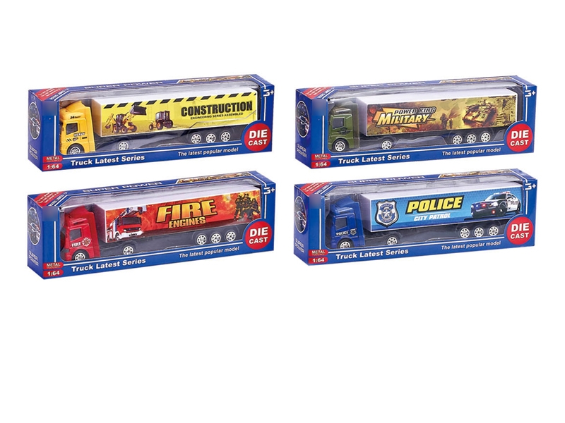 F/W 1:64 DIE CAST TRUCK 4 COLORS - HP1096139