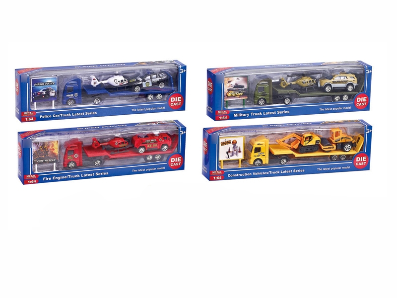 F/W 1:64 DIE CAST TRUCK 4 ASST. - HP1096140