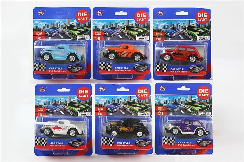 1:43合金回力老爷车6款混装 - HP1096199