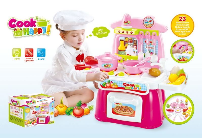 电子厨房餐台套装带声音灯光(不包电3AA) - HP1096409