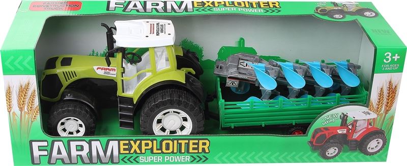 FRICTION FARMER CAR,RED/GREEN - HP1096430