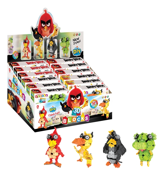 积木四款混装12PCS - HP1096516