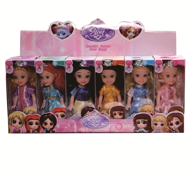 6 INCH SOLID BODY DOLL 6ASST,18PCS/BOX - HP1096750
