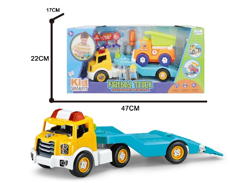 ASSEMBLE FREE WAY TRUCK & CONSTRUCTION CAR W/ACCESSORIES - HP1096868