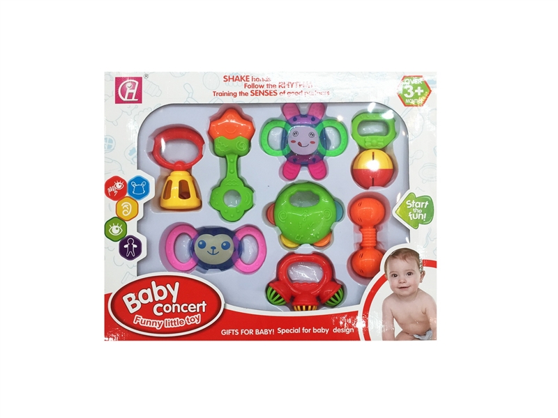 Baby rattles toys 8pcs - HP1096906