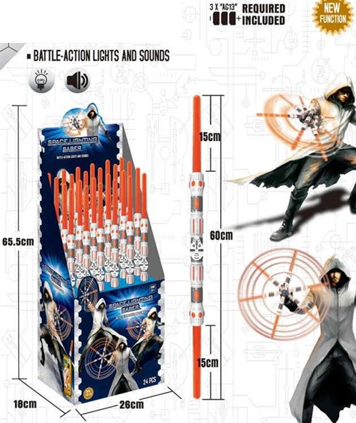 SPACE ROTATING SWORD WITH LIGHT&MUSIC,24PCS/BOX - HP1096968