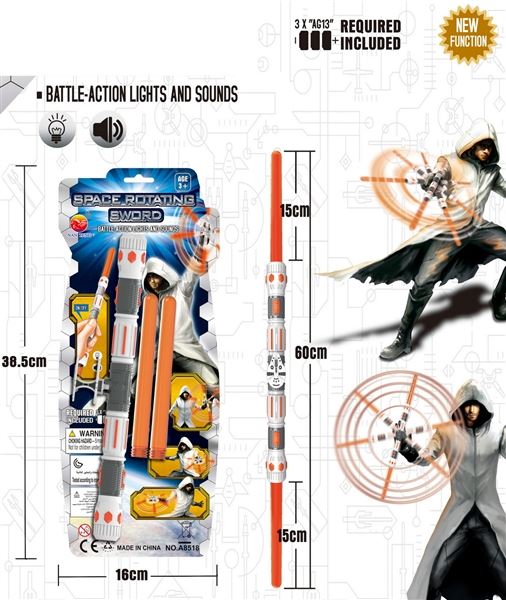 SPACE ROTATING SWORD WITH LIGHT&MUSIC - HP1096969
