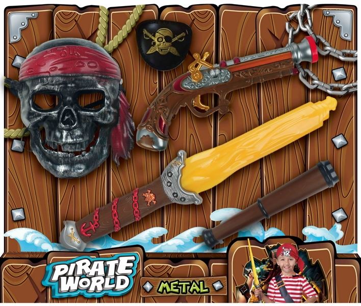 METAL PIRATE PLAY SET W/LIGHT&SOUND - HP1096972