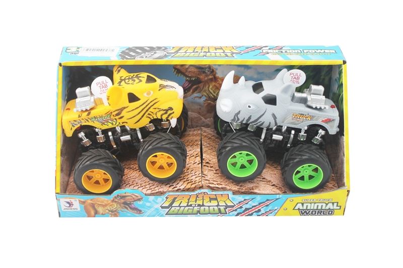 S/2 F/P FOUR-WHEEL DRIVE  WITH IC,MERCURY BUTTON BATTERIES 3PCS AG13,WHITE/YELLOW/BLUE/GRAY,4 ASST COLORS - HP1097056