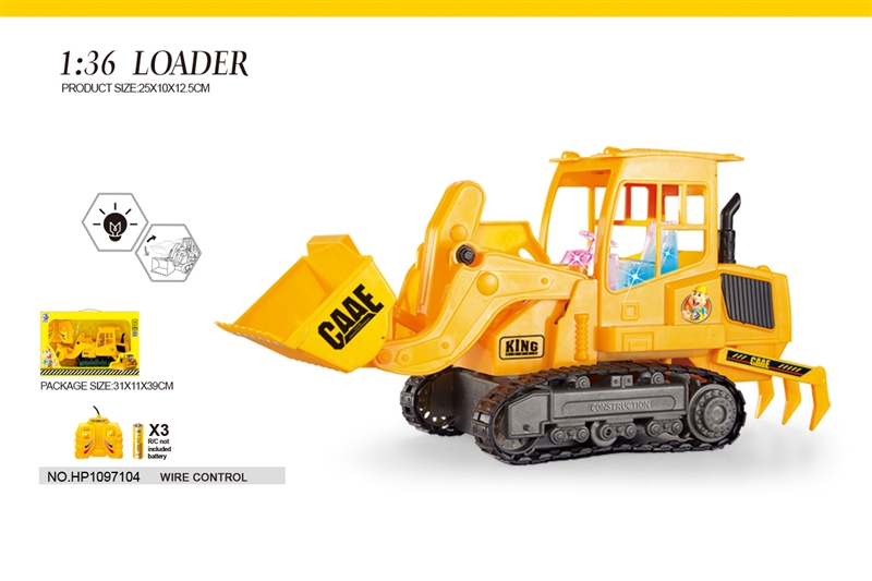 1:36 4 FUNCTION WIRE CONTROL CONSTRUCTION CAR - HP1097104