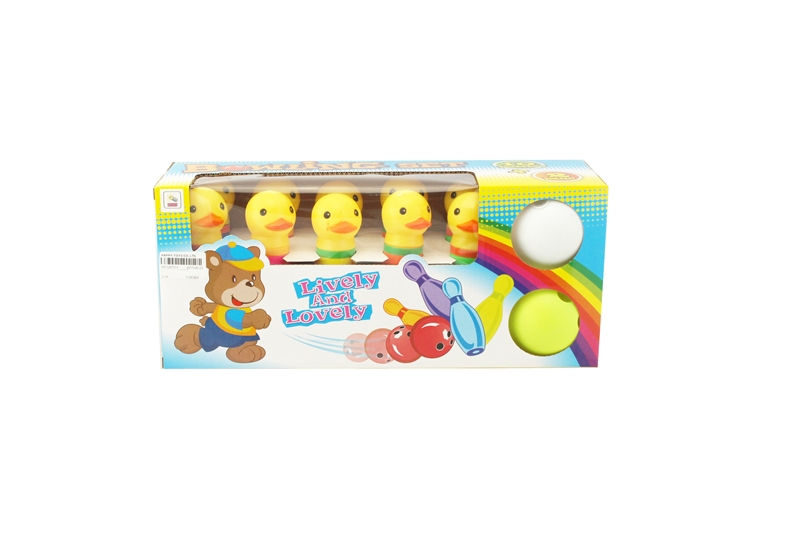 BOWLING SET 10PCS BOTTLES+2PCS BALLS(2PCS BALL WITH LIGHT,1PCS BOTTLE WITH LIGHT) - HP1097313