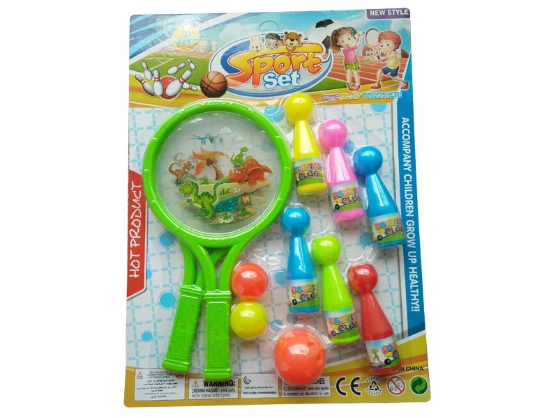 DINOSAUR RACKET BOWLING SET - HP1097744