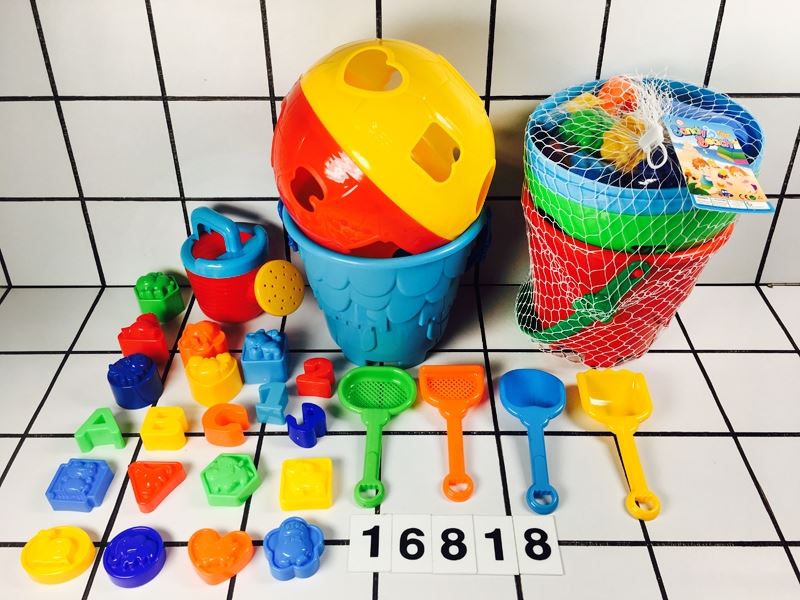 BUILDING BLOCK  BALL  BEACH TOOLS 27PCS - HP1097877