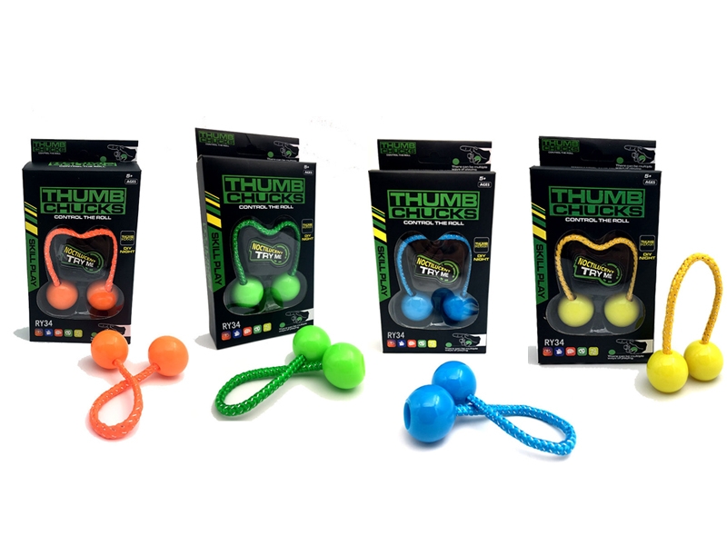 Luminous finger yo yo (blue, green, orange, yellow) (color random) - HP1097930