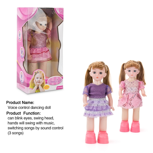 VOICE CONTROL DANCING DOLL  2ASST - HP1097978