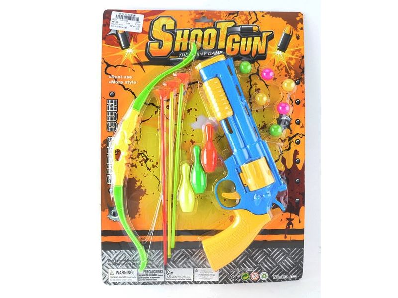 SOFT SHOOTING GUN W/PING PONG BALL - HP1098075