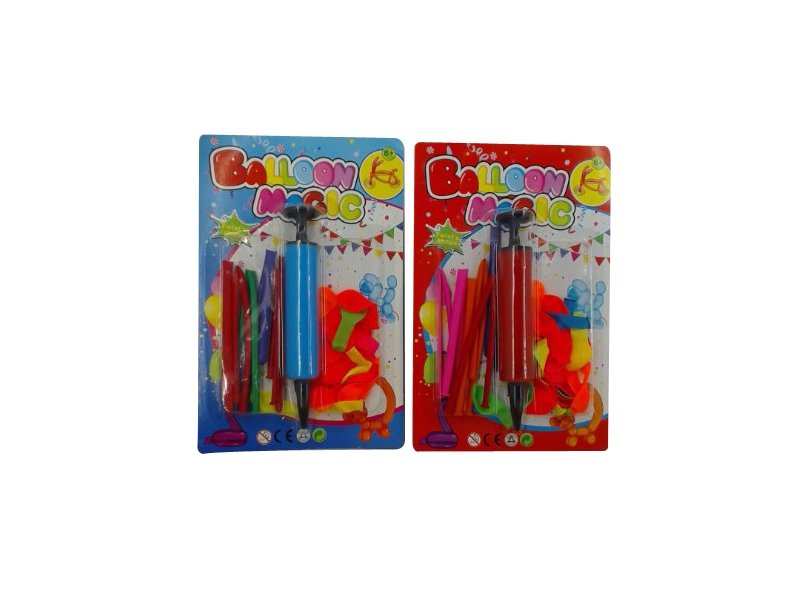 PUMP+SMALL BALLOON 20PCS+6PCS BIG BALLOON - HP1098479