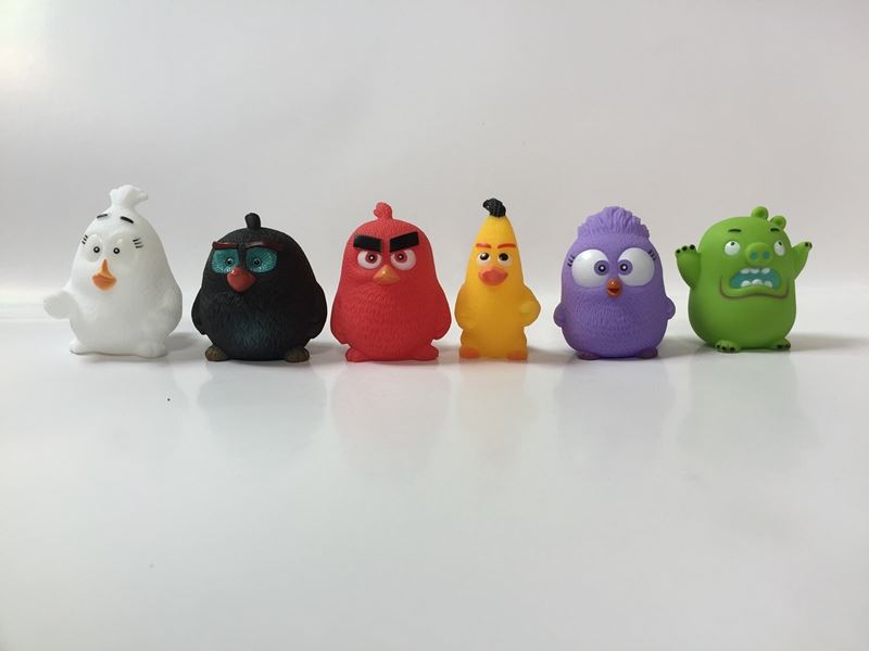 Angry birds bb whistle with vinyl single pack (6 mixed) - HP1098636