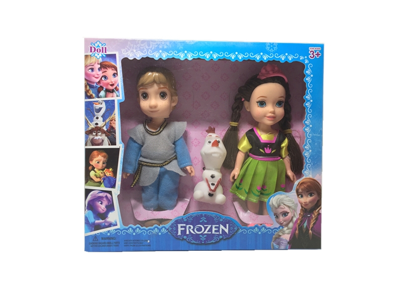 6.5 Inch solid body frozen princess (2 mixed) - HP1098701