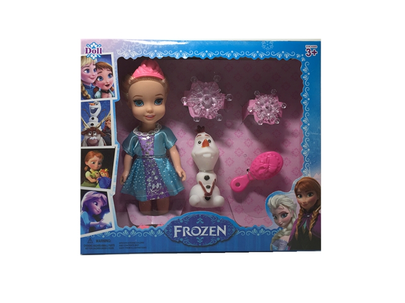 6.5 Inch solid body frozen princess (2 mixed) - HP1098702