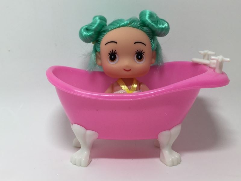 The 2.5 inch doll with a small bath (4 color mixed doll) - HP1098714