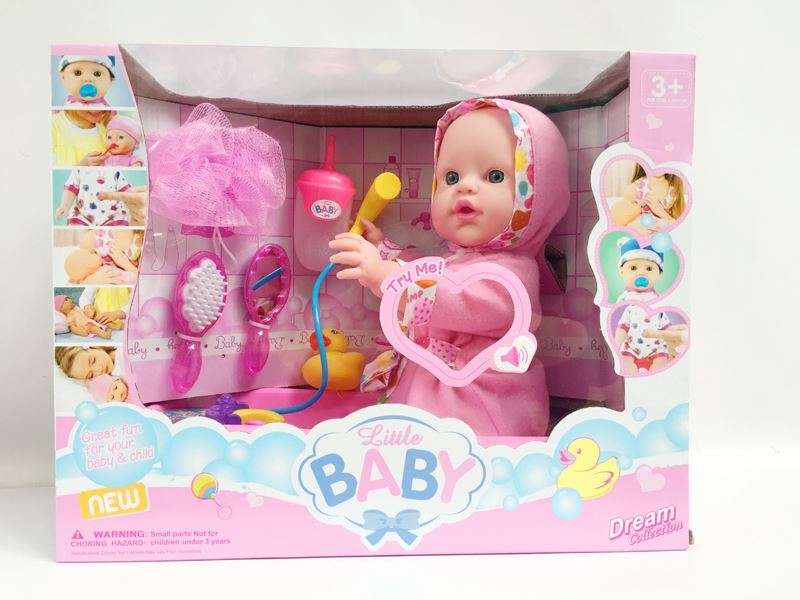 16 Inch doll, water doll, bath, bath ball, bottle, duck, comb, mirror, ic - HP1098744
