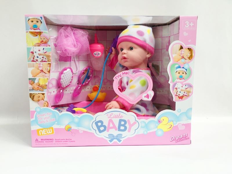 16 Inch doll, water doll, bath, bath ball, bottle, duck, comb, mirror, ic - HP1098745