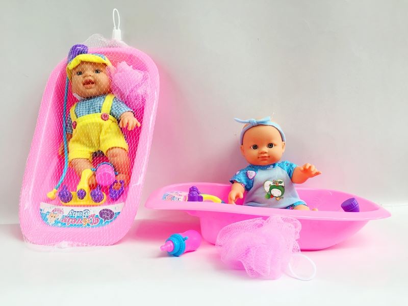 The 10 inch doll doll with a bottle of water bath ball (three mixed) - HP1098749