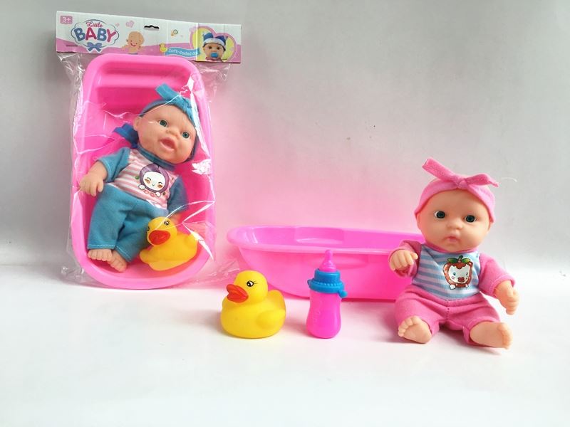 The 6 inch doll with bath, duck, bottle (variety mix) - HP1098754