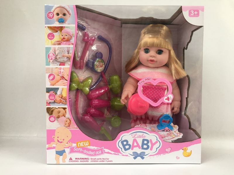 A 14-inch baby girl with a medical device will drink water Urination with music - HP1098770