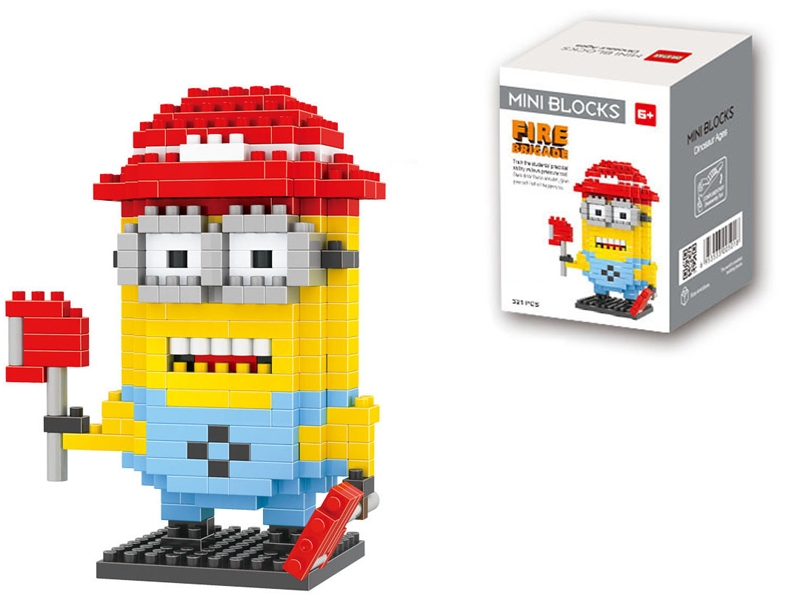 Mini bricks - fire pioneer / fire brigade (321pcs) - HP1098931