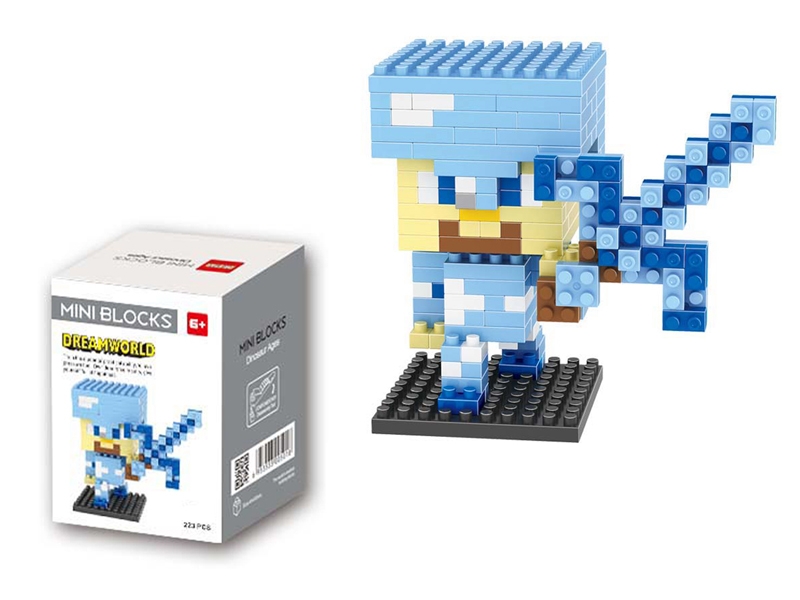 Mini blocks a blue / swordsman dream world (223pcs) - HP1098936
