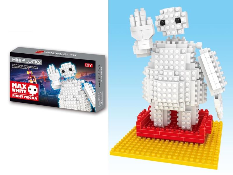 Mini blocks - white / warm male walkers (417pcs) - HP1098945