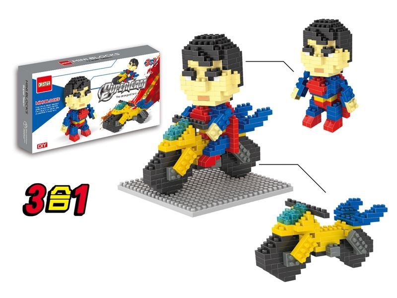 Mini building blocks - superman / super hero (325pcs) - HP1098947