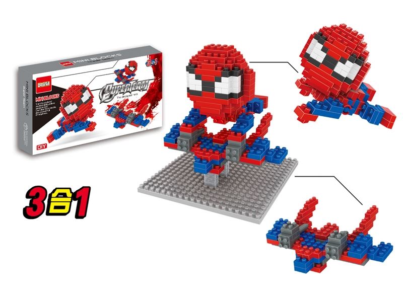 Mini block - spider man / super hero (288pcs) - HP1098950