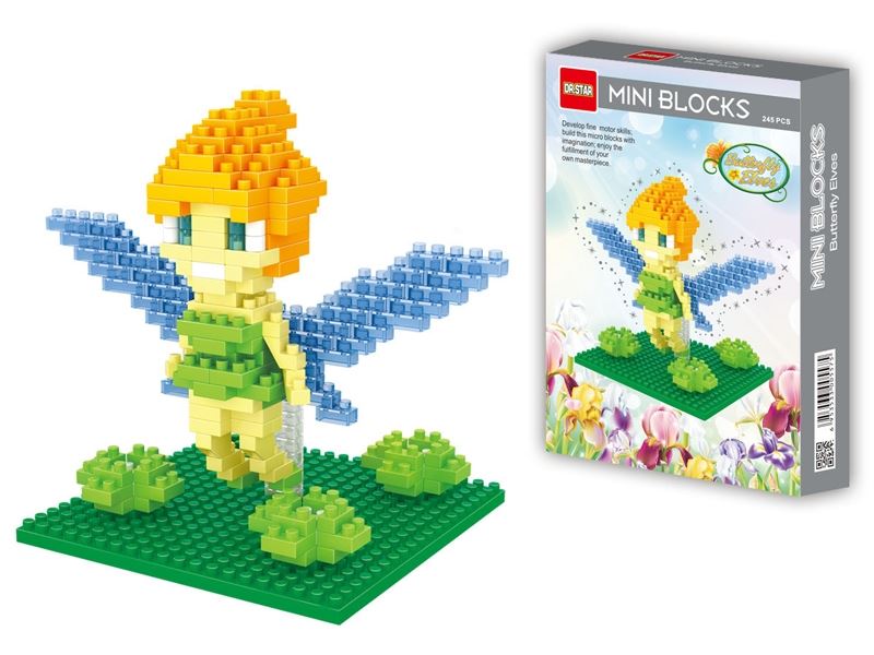Mini blocks - tinker bell / butterfly fairy 245pcs - HP1098978